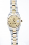Pre-Owned  36mm Rolex Datejust with Champagne Dial